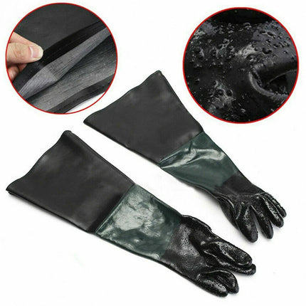 Sandblaster Sandblasting Gloves for Sand Blasting Cabinet Sandblast Glove 1 Pair