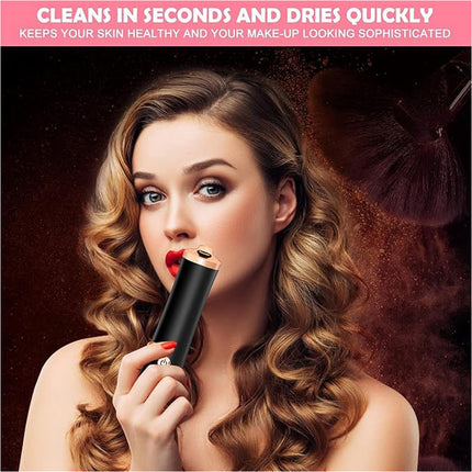 Electric Beauty Makeup Brush Cleaner Dryer Machine Automatic Spinner Brushes