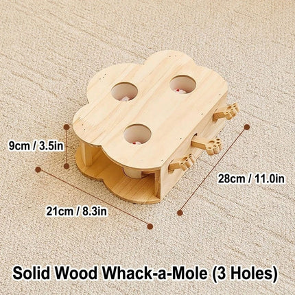 Whack A Mole Cat Toy Pet Gift Keeps Pet Entertained Fun Interactive Cat Toy
