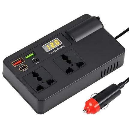 Car Power Inverter 12V to 240V Converter 200W With 4USB Phone Charger 200W