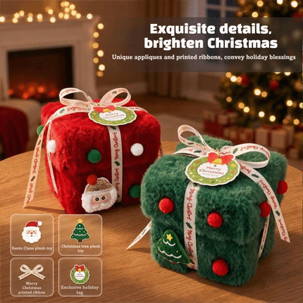 Velvet Gift Box Christmas Packaging Box Velvet Candy Box Christmas Eve