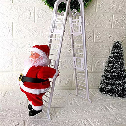 Musical Dancing Santa Claus Toy Christmas Decor Climbing