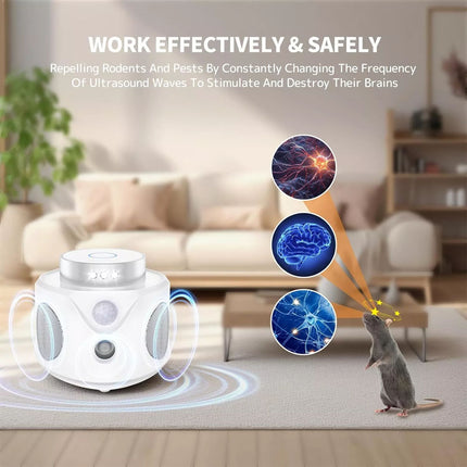 USB Possum Repeller w/ Ultrasonic Chemical Free Insect Pest Rat Mouse Repellent