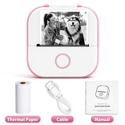 Mini Pocket Bluetooth Thermal Printer Wireless Photo Inkless Sticker