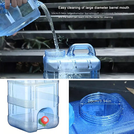 Portable Outdoor Water Container Tank for Camping Car Household Drinking Storage (10L)