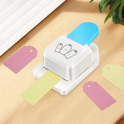 3 in1 Craft Tag Punch Paper Craft Tag Punch 1.5in 2in 2.5in Small Hole