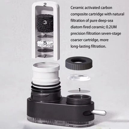 Kitchen Faucet Water Tap Purifier Home Faucet Multi-Stage Filtration Removable