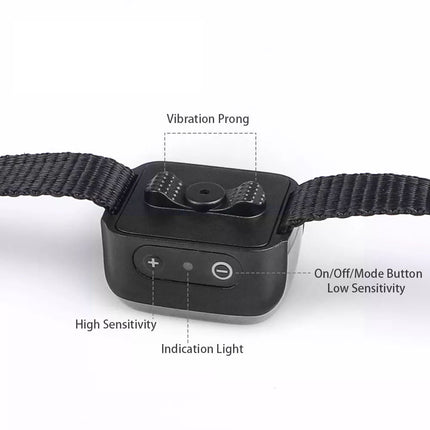 Dog Anti Bark Control Collar for small dogs Vibrate only no-shock fits tiny dogs