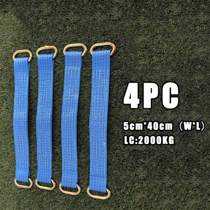 4PC Wheel Bridging / Link / Strap Trailer Tie Down Car Recovery 16&#034; /40CM