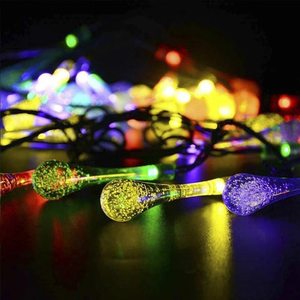 Outdoor Solar Powered 30 LED String Light Garden Patio Yard Landscape Lamp Party Multi-Color 6.5m (30 lights)