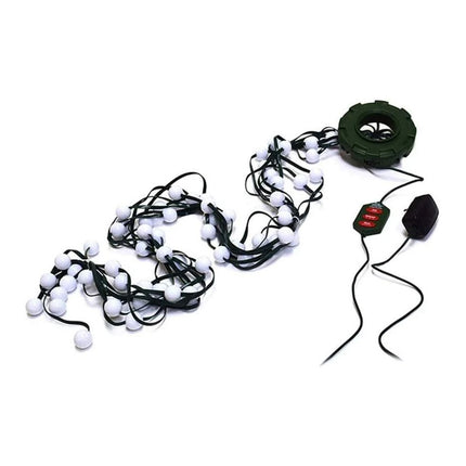 Christmas Tree Light Garland 64 LED Bulbs Tree Dazzler Lamp Christmas Decoration