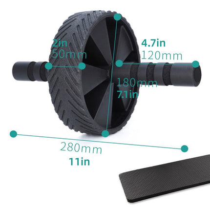 Ab Roller Wheel Push Up Core Trainer for Home Fitness Exercise Waist Workout Use