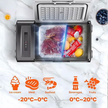 Car Fridge 15L Car Refrigerator Freezer Compressor Single Zone Car Cooler