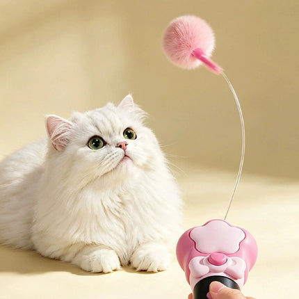 Automatic Retractable Electric Cat Toy Interactive Indoor Pet Teaser For Cat Dog