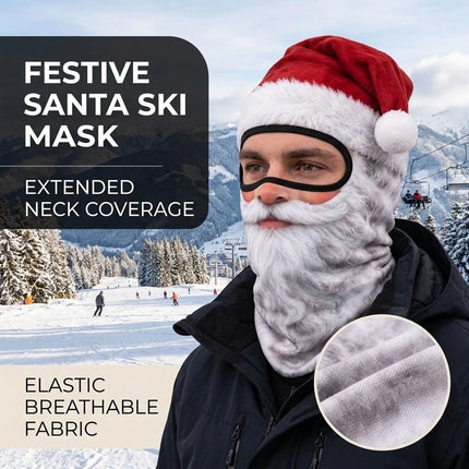 Christmas Ski Mask Funny Realistic Face Balaclavas 3D Printed Full Face Winter