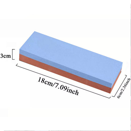 Dual Whetstone Cutter Sharpening Stone Grinding Knife Waterstone Kitchen Wet