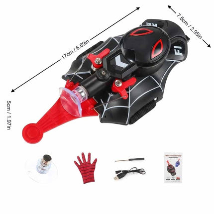 Spider-Man Glove Web Shooter Dart Blaster Launcher Toys Spiderman Costume