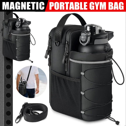 Portable  Gym Bag Water Bottle Holder Crossbody Sling Chest Bag Workout
