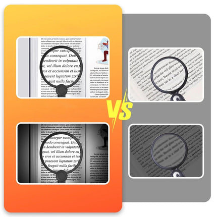 Magnifying Glass 5X With 24 LED Lights Adjustable Neck Bracket Reading Craft