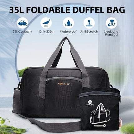 Travel Foldable Duffle Bag Gym Sports Lightweight Luggage Duffel Foldaway Bags