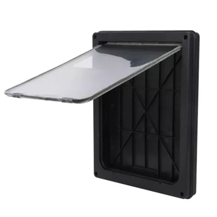 Extra Large Size 2 Way Lockable Pet Dog Cat Safe Security Brushy Flap Door