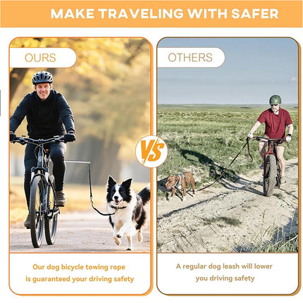Dog Bicycle Leash for Exercising Training Jogging Cycling Bike Leash Pet Leash