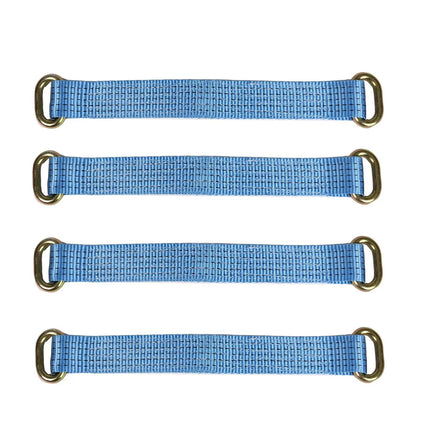 4PC Wheel Bridging / Link / Strap Trailer Tie Down Car Recovery 16&#034; /40CM