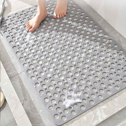 Non-Slip Bath Mat Anti Mould Shower Mats TPE Bathroom Bathtub Suction Mat Floor