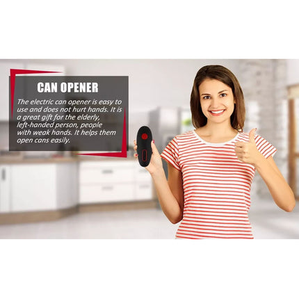 One Touch Automatic Can Opener Electric Jar Lid Opener Home upgraded version