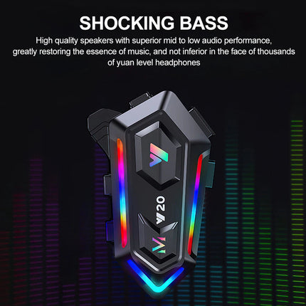 Motorcycle Helmet Headset Wireless Bluetooth5.3 Headphone Speaker Hands-Free