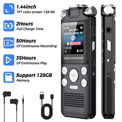 Pro Digital Audio Recorder Dictaphone Audio MP3 Player Sound Voice Recording Au