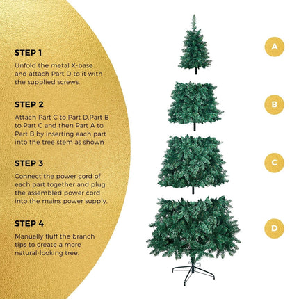 LED Christmas Tree 1.8M/2.1M Multi Colour Lights