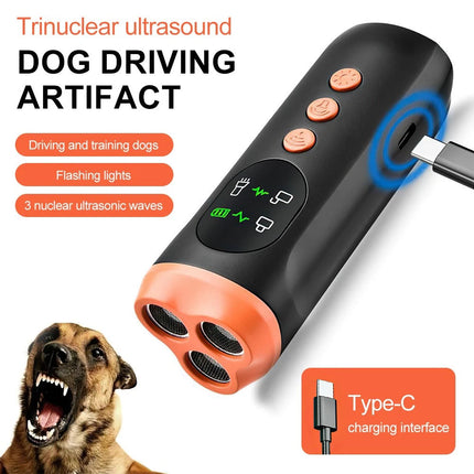 Handheld Ultrasonic Dog Barking Anti Bark Device Control Stop Repeller Trainer