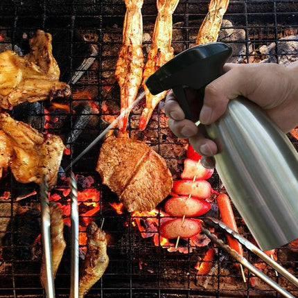 500ml Stainless Steel Oil Spray Bottle Kitchen Olive Oil Sprayer for BBQ Cooking