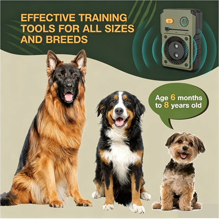 Outdoor Anti Bark Device Ultrasonic Dog Barking Control Stop Repeller Trainer