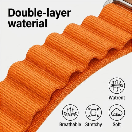 For Apple Watch Band Series 9 8 7 6 42mm SE 40mm iWatch Strap Nylon Alpine