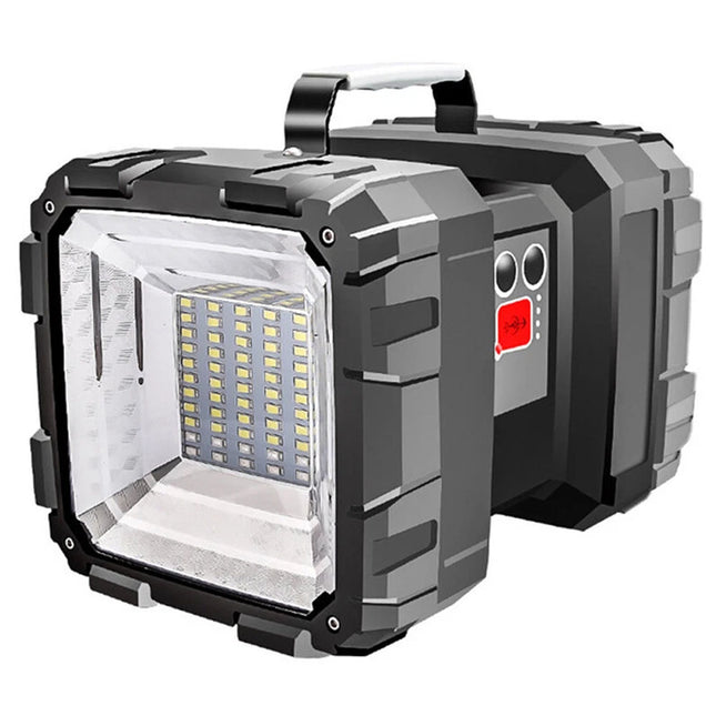 100000LM LED Searchlight Spotlight USB Rechargeable Hand Torch Work Light Lamp