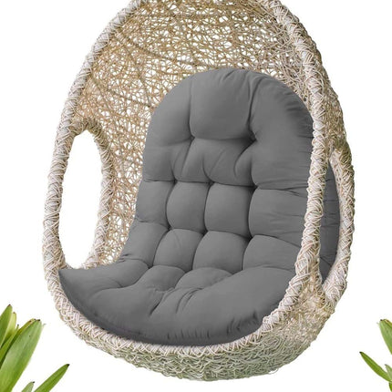 Outdoor Hammock Hanging Egg Chair Cushion Sofa Swing Seat Cushion Padded Pad Dark Grey