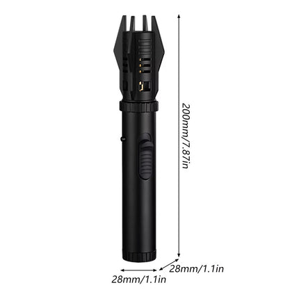 Lightsaber Jet Torch Lighter Butane Torch Lighter Refillable Windproof Lighter K39 Business Black