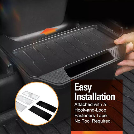 Car Rear Seat Center Storage Box Backseat Bin Organizer for Tesla Model Y