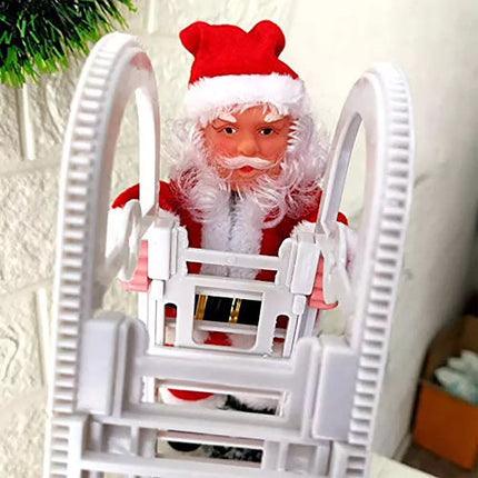 Musical Dancing Santa Claus Toy Christmas Decor Climbing