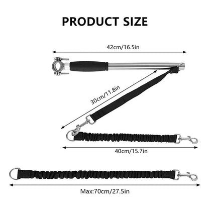 Dog Bicycle Leash for Exercising Training Jogging Cycling Bike Leash Pet Leash