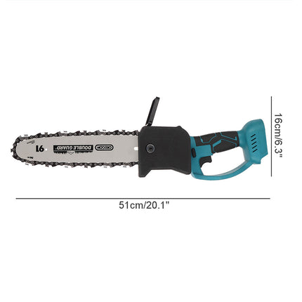 10'' Cordless Electric Chainsaw Wood Cutter Chain Saw with 2 Batteries