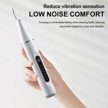 Electric Tooth Cleaner Ultrasonic Dental Scaler Tartar Plaque Calculus Remover White