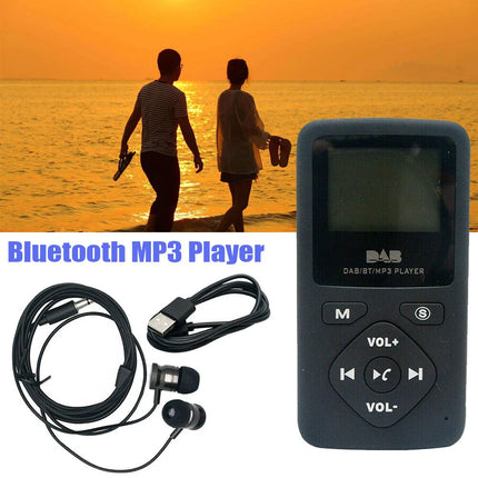 Pocket DAB/DAB+Digital Radio With Bluetooth and MP3 Player Earphone FM Redio Kit