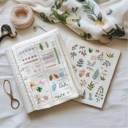 Embroidery Stitch Book Kit 86 Stitches DIY Portable Sewing Guide for Beginners
