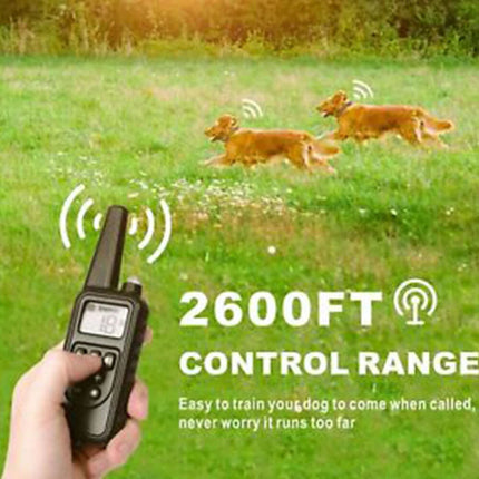 Electric Dog Training Collar Dog Anti Bark Stop Rechargeable Waterproof w Remote