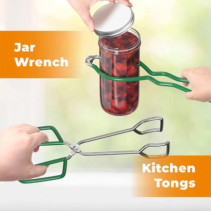 7Pcs Canning Supplies Starter Kit Canning Tools Stainless Steel Canning Rack  (Green 7-piece set)