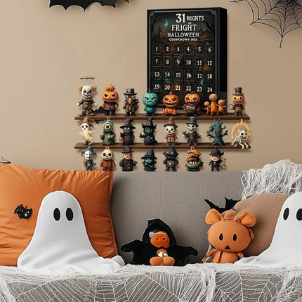 31 Nights of Fright Halloween Advent Calendar with Scary Figurines Horror Doll