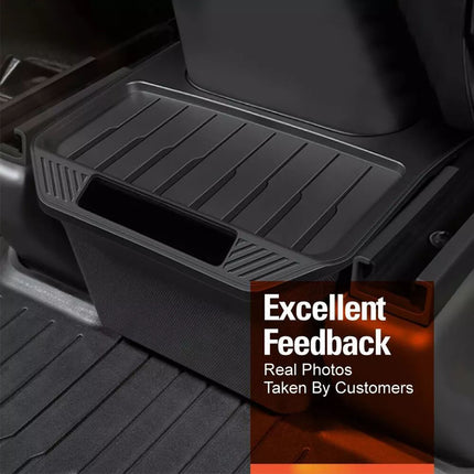 Car Rear Seat Center Storage Box Backseat Bin Organizer for Tesla Model Y